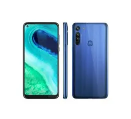 [App +Clube da Lu] Moto G8 64 GB memória e 4 GB RAM nas cores azul Capri e branco