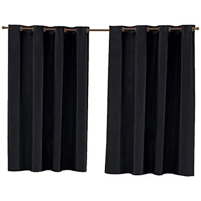 Cortina Blackout Corta Luz PVC 2,80m x 1,60m - Preto