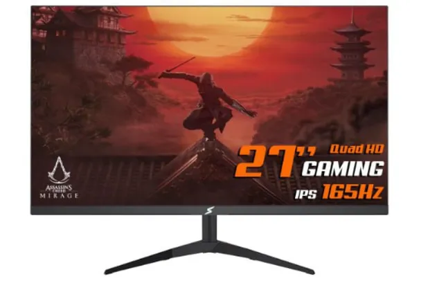 Monitor Gamer SuperFrame Precision, 27 Pol, Quad HD, 107.6% sRGB, 165Hz, 1ms, IP