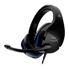 Headset Gamer HyperX Cloud Stinger, Som Estereo, Drivers 50mm, Preto e Azul, HX-HSCSS-BK/AM