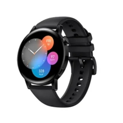 (Ame SC R$583) Smartwatch Huawei GT3 42mm relógio inteligente tela amoled 1,32 curva 3D 