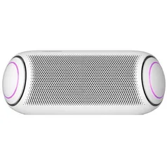 Caixa de Som Portátil LG XBOOM GO Pl7 Meridian 30W Bluetooth IPX5 Comando de Voz Surround 24 Horas de Bateria - Branco