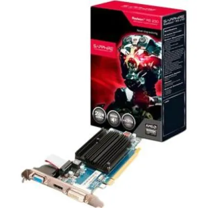 Placa de Vídeo Radeon R5 230 2GB DDR3 ( 11233-02-20G) - Sapphire por R$ 100