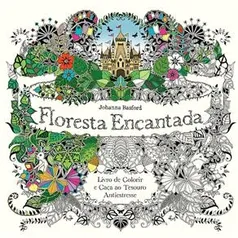 Livro - Floresta Encantada: Livro de Colorir e Caça ao Tesouro Antiestresse por R$ 4,90