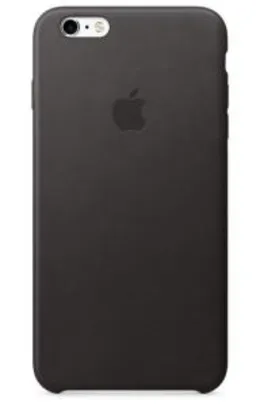 Capa Para iPhone 6s Plus Couro Apple Preta