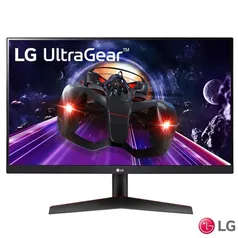 Monitor Gamer 24 LG LED Full HD com Tecnologia IPS, 144Hz e 1ms, FreeSync - 24GN600