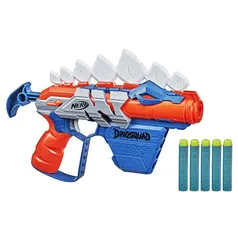 Lançador - Dardos Nerf - Dinosquad - Stego-Smash - com 5 Dardos - Hasbro