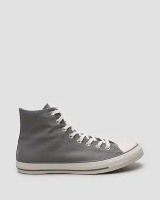 Tênis masculino cano alto Chuck Taylor CT18720002 cinza | Converse All Star