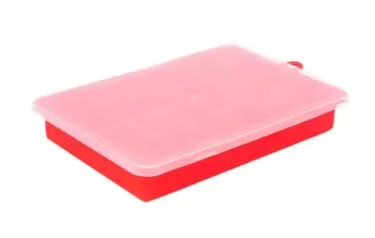 Forma de Gelo 24 Cubos em Silicone com Tampa Mimo Style