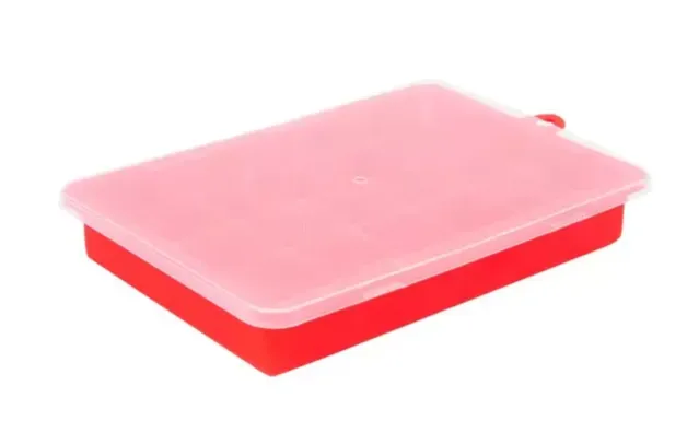 Forma de Gelo 24 Cubos em Silicone com Tampa Mimo Style