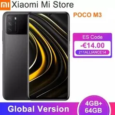 Poco M3 4GB 64GB Versão Global | R$796