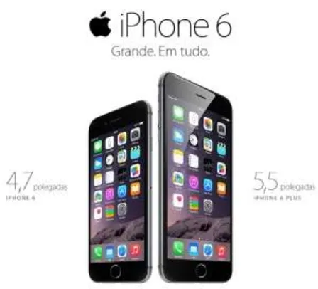 [AMERICANAS] - iPhone 6 Plus 64GB Cinza Espacial  - R$3799 ou 10x de R$380