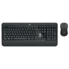 Teclado e Mouse Logitech MK540 Advanced Sem Fio Multimídia Tecnologia Unifying Cinza ABNT2 - 920-008674