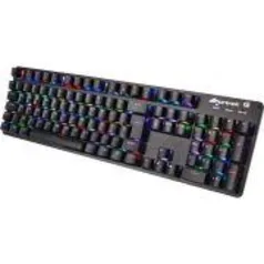 TECLADO GAMER MECÂNICO FORTREK K5 RGB PRETO - R$165