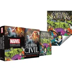 Box - Marvel: Guerra Civil e Guerras Secretas (Edição Slim) + Pôster - R$21,90