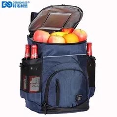 Denuoniss Bolsa Térmica Grande 33l, Para Refrigerador Térmico, Refrigerador Grande Com 36 Latas