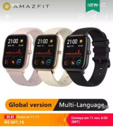 Smartwatch Xiaomi Amazfit GTS R$601