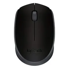 Mouse sem fio Logitech M170 com Design Ambidestro Compacto - Preto | R$57