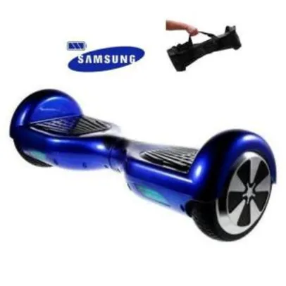Hoverboard 6,5" Polegadas - Smart Balance - Bluetooth - Bateria Samsung - C/ Bolsa - Azul por R$ 735