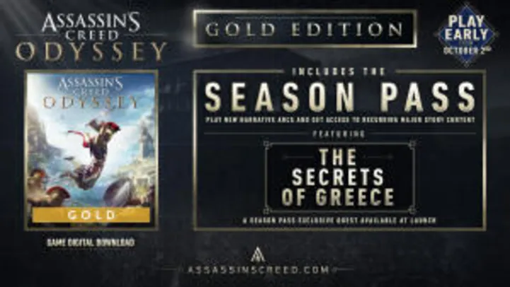 [GMG] Assassin's Creed Odyssey Gold Edition | R$45