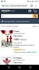 Livro | It, A Coisa, por Stephen King - Capa Comum - R$49