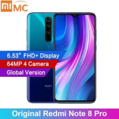 [Compra internacional] Smartphone Xiaomi Redmi Note 8 Pro 6gb 128gb Octa Core 4g