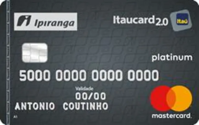 Ipiranga Itaucard Platinum - 3,5% Cashback em combustível pelo app Abastece Aí;
