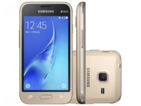 Smartphone Samsung Galaxy J1 Mini 8GB Dourado por R$ 360