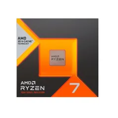 Processador AMD Ryzen 7 7800x3d, 4.2GHz, 5.0GHz Max Turbo, Cache 104MB, Am5, C/ Vídeo E Sem Cooler - 100-100000910wof