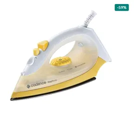 Ferro a Vapor Cadence Saphiro, Branco e Amarelo, IRO200, 110V