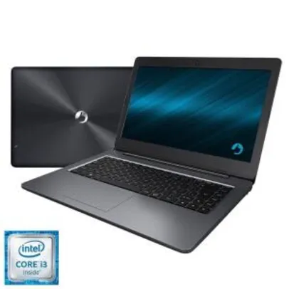 Notebook Positivo Stilo XCI7660 Intel Core i3 4GB 1TB Tela LED 14” Linux - Cinza Escuro