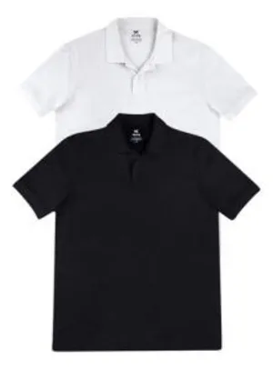 2 Camisetas Polo da Hering Tamanho M | R$20