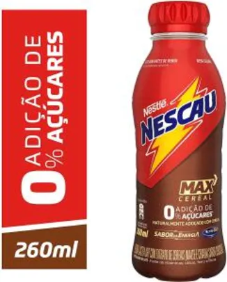 [ PRIME ] Nescau, Max Cereal, Bebida, 260ml | R$ 3,10