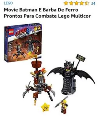 (Prime) Lego batman e barba de ferro prontos para o combate 168 pcs