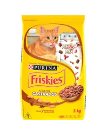 Ração Seca para Gatos Purina Friskies Megamix Adultos Castrados 3kg