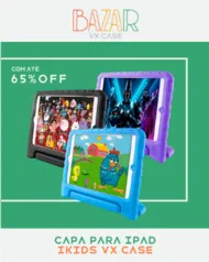 VX Case | Capa iKIDS para iPad por R$ 65