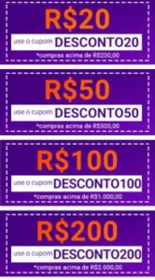 Até R$200 OFF em Compras na Shoptime