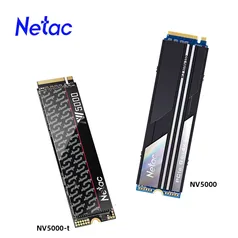 Netac NVMe 1Tb NV5000 Read 5000 MB/s White 4400 MB/s PS5