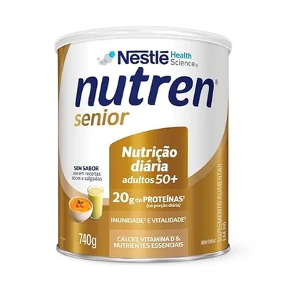 Suplemento Alimentar NUTREN SENIOR 740g sem sabor