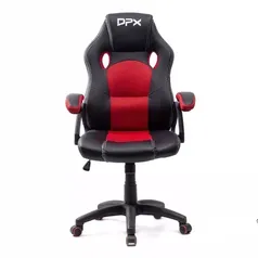 (AME R$222,00)Cadeira Gamer Vermelha  Giratória GT5 - DPX