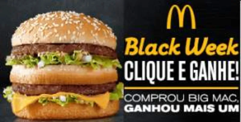 [Mc Donalds] Compre 1 Ganhe 2 Big Macs