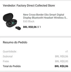 Vários itens a 6 centavos - Usuários novos Aliexpress