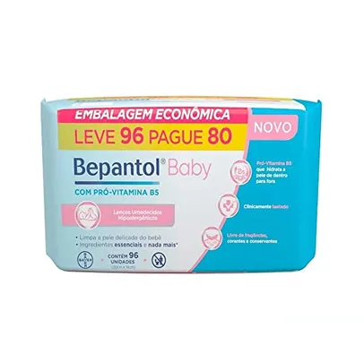 Saindo por R$ 18,45: Bepantol Baby Lenços Umedecidos 96 unid, Bepantol Baby | Pelando