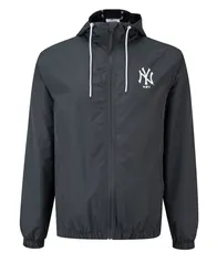 Jaqueta Corta-Vento New York Yankees MLB com Capuz Masculina Basic Sazonal Quad