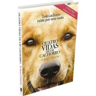 Livro - Quatro Vidas de um Cachorro (capa do filme) - R$19,90