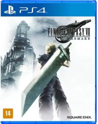 [PS4] Final Fantasy VII Remake | R$ 184 - frete grátis