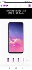 Samsung Galaxy S10e 128GB no Vivo Pós Família Anual 60GB - R$1.999