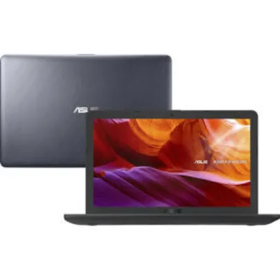 [R$1.291 AME+CC Americanas] Notebook Asus X543UA-GO2194T Intel Core I3 4GB 1TB 15,6" | R$1.615