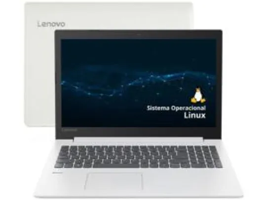 Notebook Lenovo Ideapad 330 81FES00300 - Intel Core i5 4GB 1TB 15,6” Linux | R$1.755