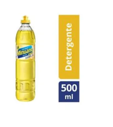 [APP] [leve 6 pague 4] Detergente Minuano 500ml | 1,39 uni.